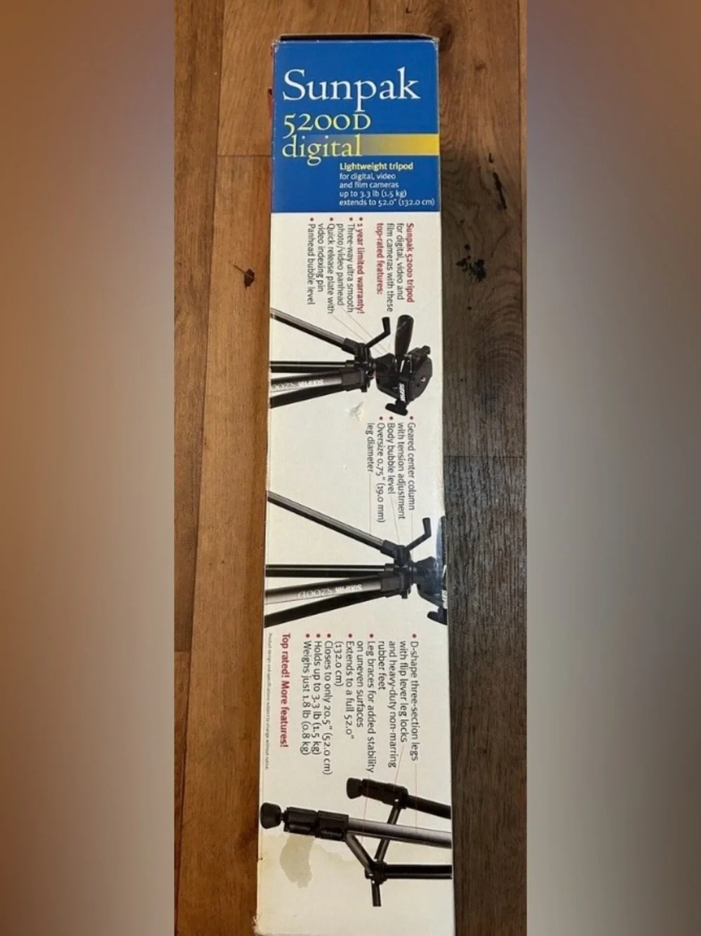 Sunpak 5200D Digital Lightweight Tripod For Camera 059